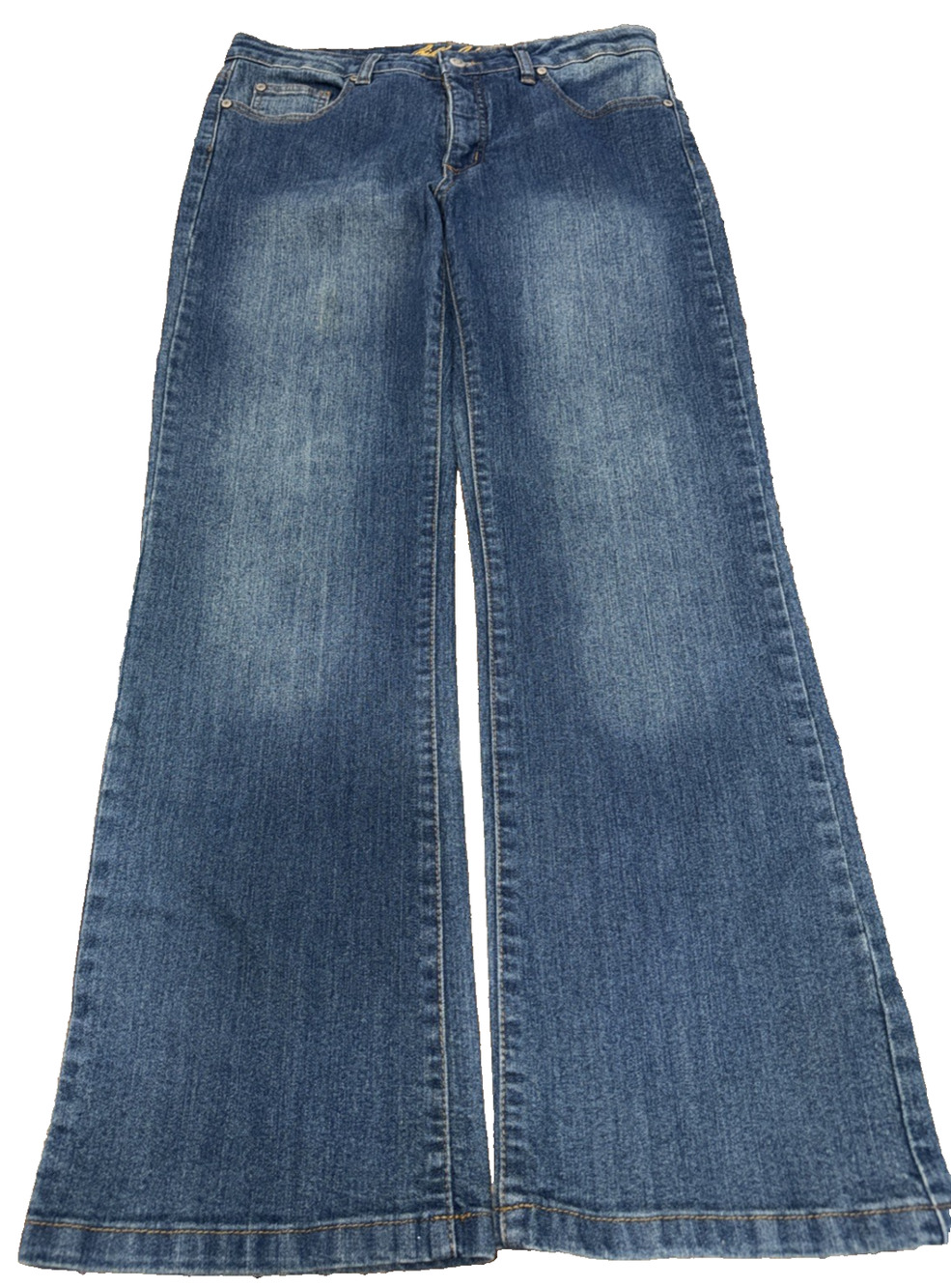 Y2K Bill Blass Linear Fit Stretch Bootcut Jeans Size 10